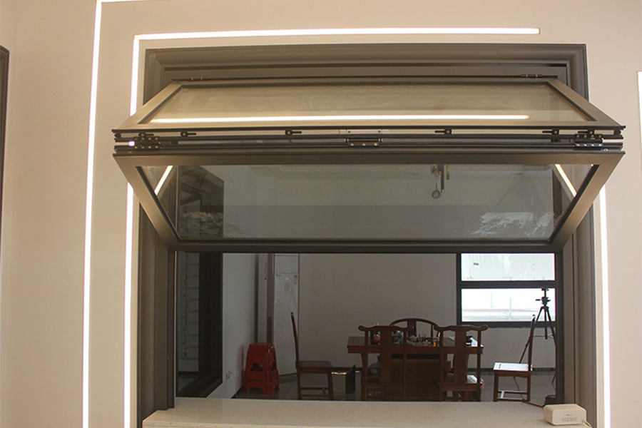Double glass insulated Vertical folding window