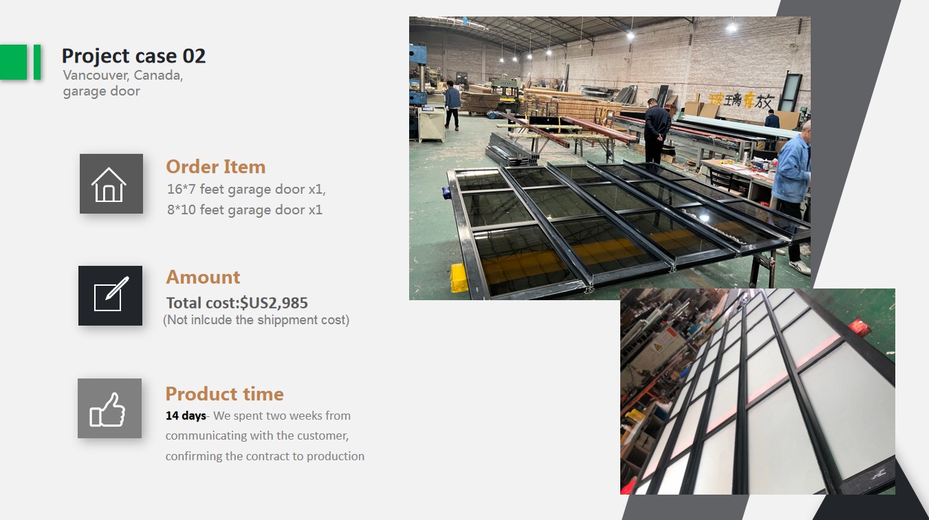 Cases of whole garage door procurement in Canada