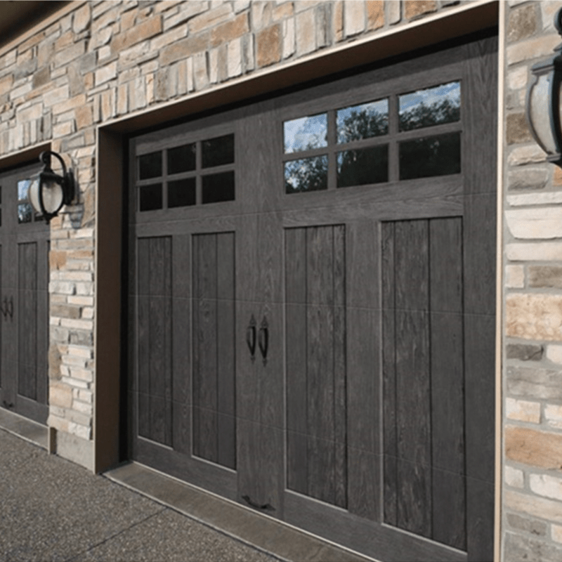 LD-SS02 Classic Steel Colonial Style Garage Door