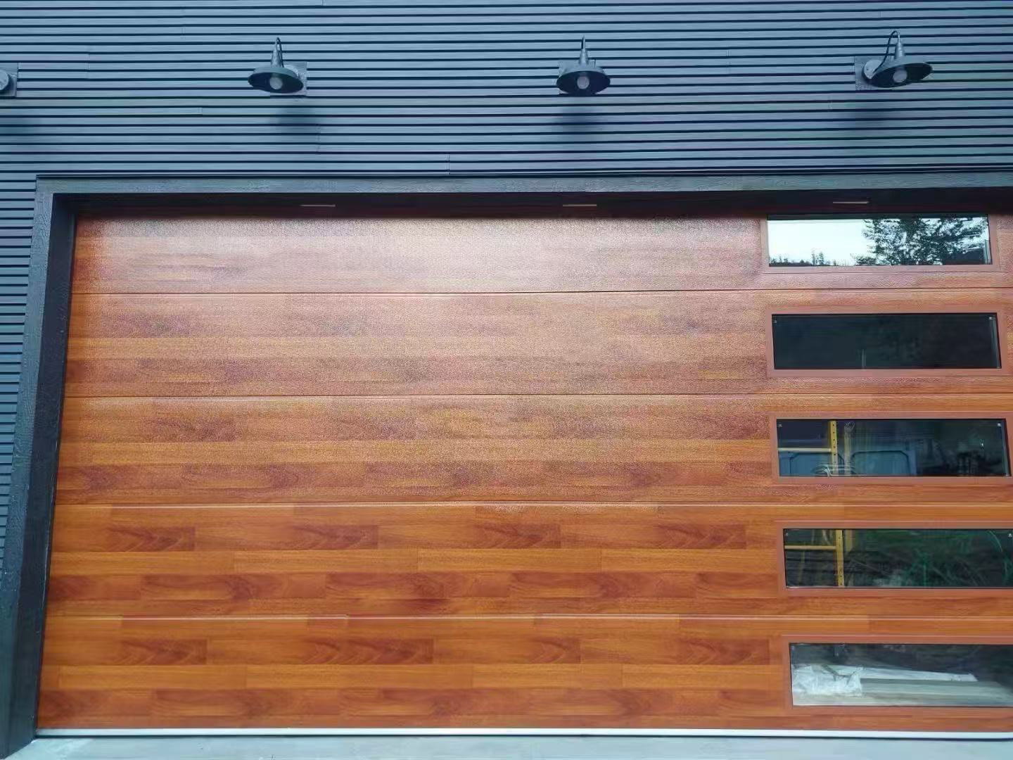 Wooden series— Modern wood like garage door Garage Door