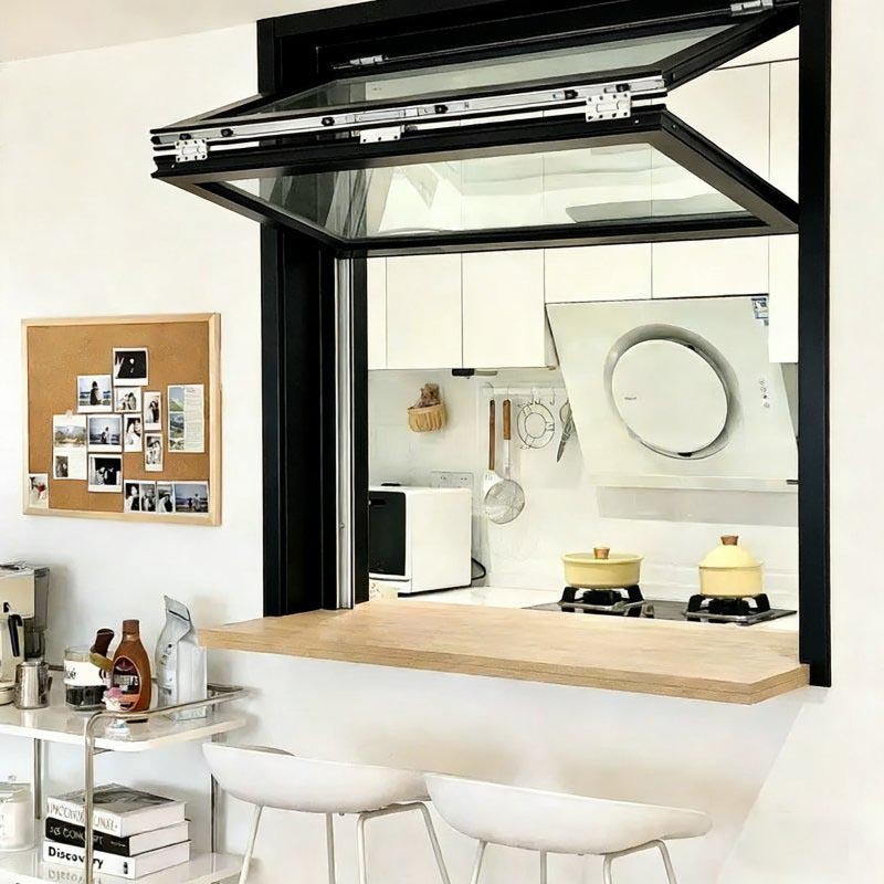 Aluminum Vertical Folding Window