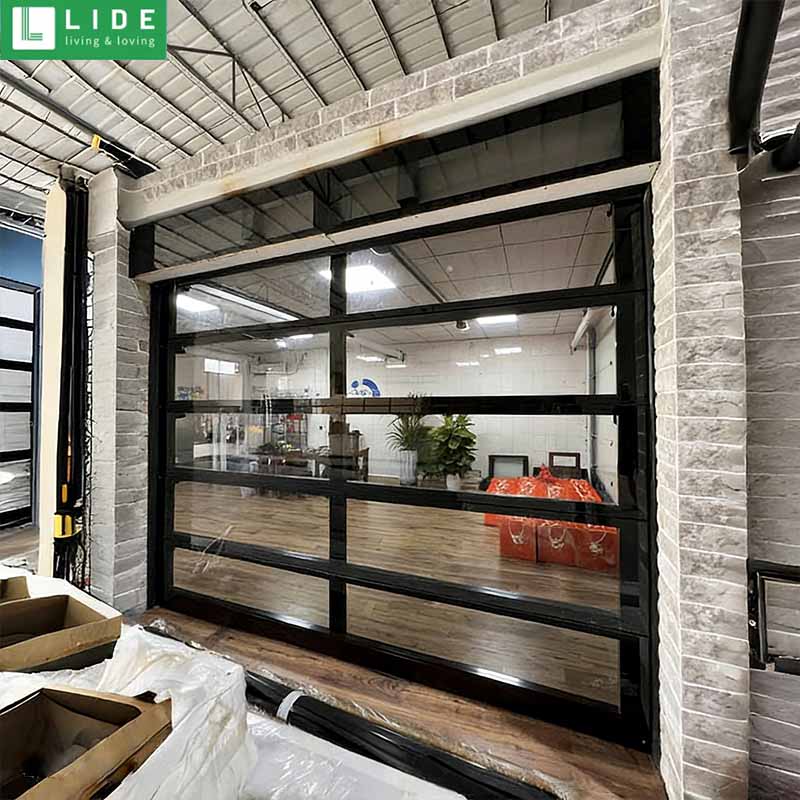 Glass series—Frameless Full View Glass Garage Door