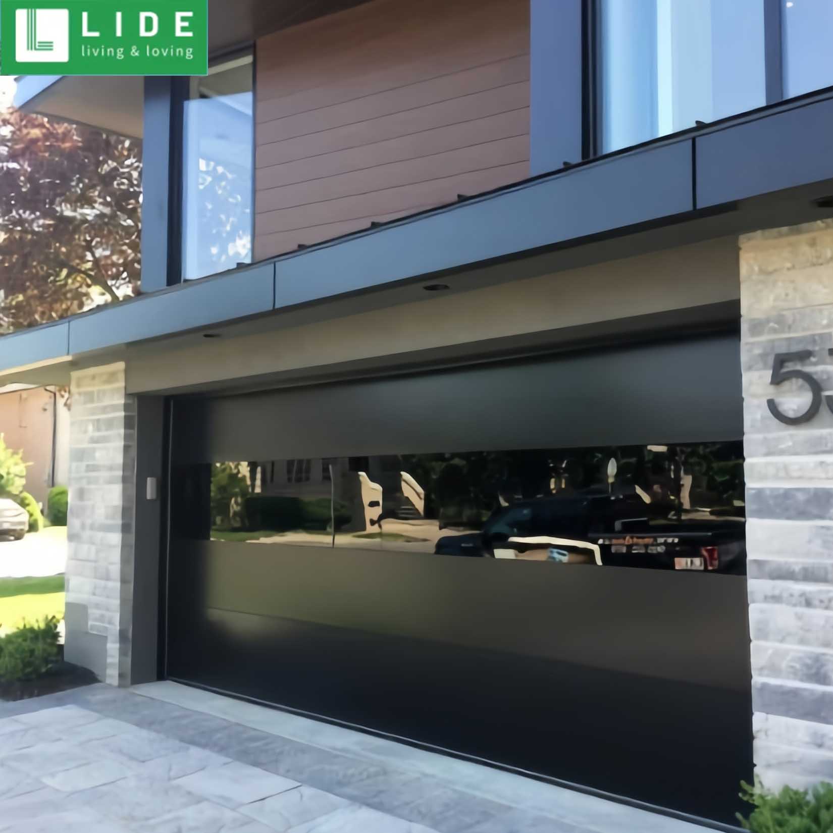 Aluminum series— Framless glass aluminum Garage Door